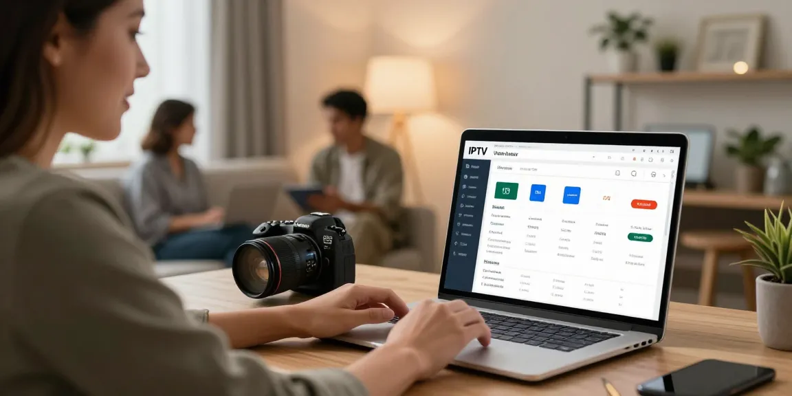 IPTV reseller UK managing credits from professional dashboard in a trusted local business environment.