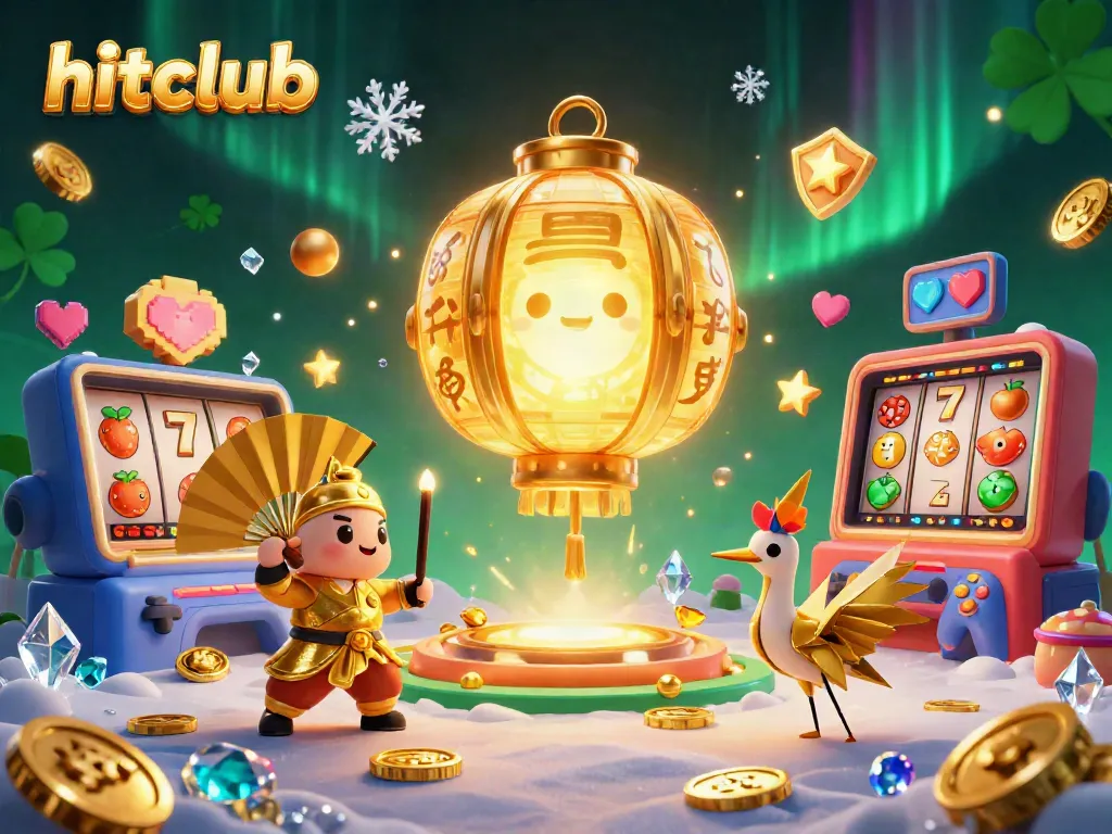 Experience hitclub's exciting slot action with vibrant 3D visuals and lucky symbols