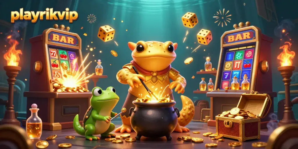 Experience thrilling wins at playrikvip with golden coins and dynamic slot machines.