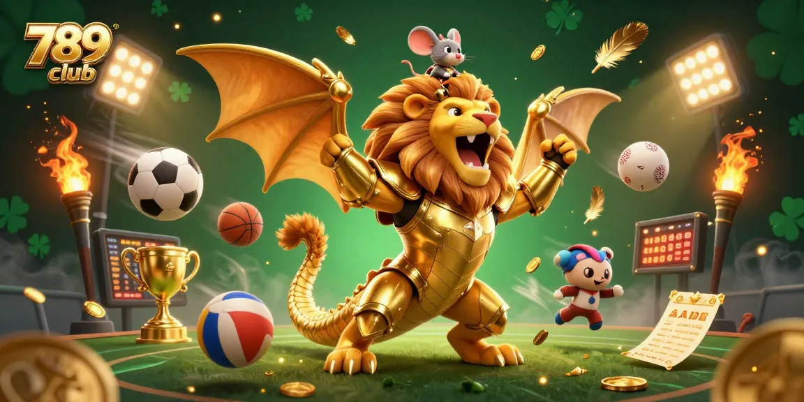 Engage with thrilling bets at 789 club, featuring dynamic sports elements and golden rewards.