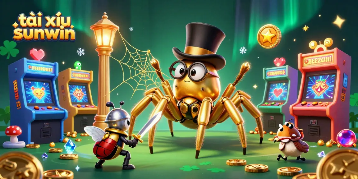 Experience thrilling gaming with tài xỉu sunwin amidst vibrant casino elements in this dynamic illustration.